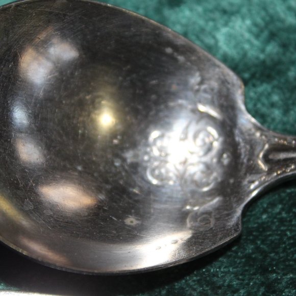 RARE Vintage Silverplate Sheraton Community Plate Butter Knife and Sugar Spoon - Picture 5 of 5